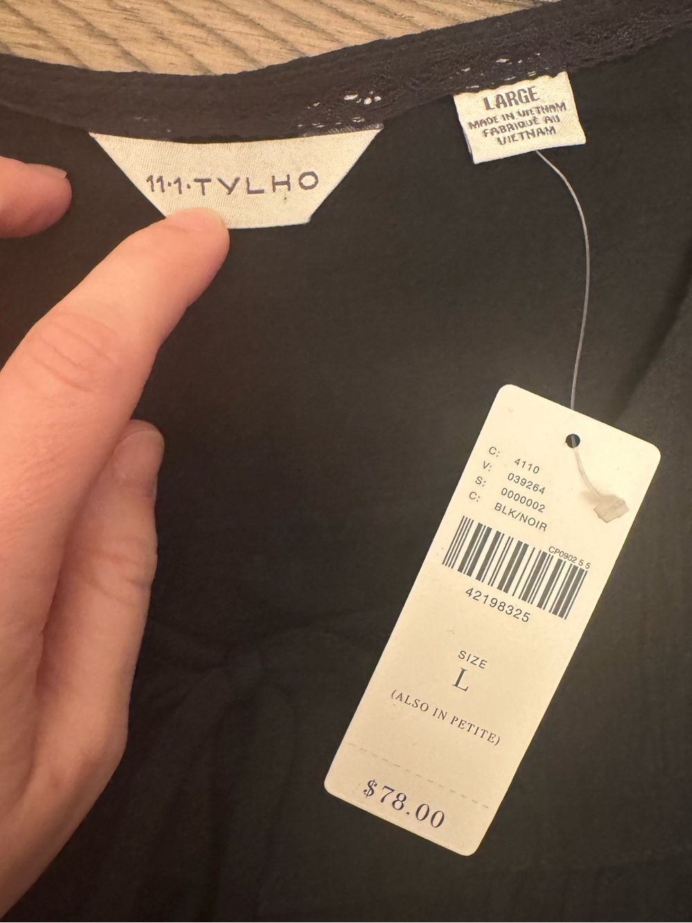 11.1 TYLHO Anthropologie Sleeveless Tiered Top with Tie Front - Picture 2 of 6